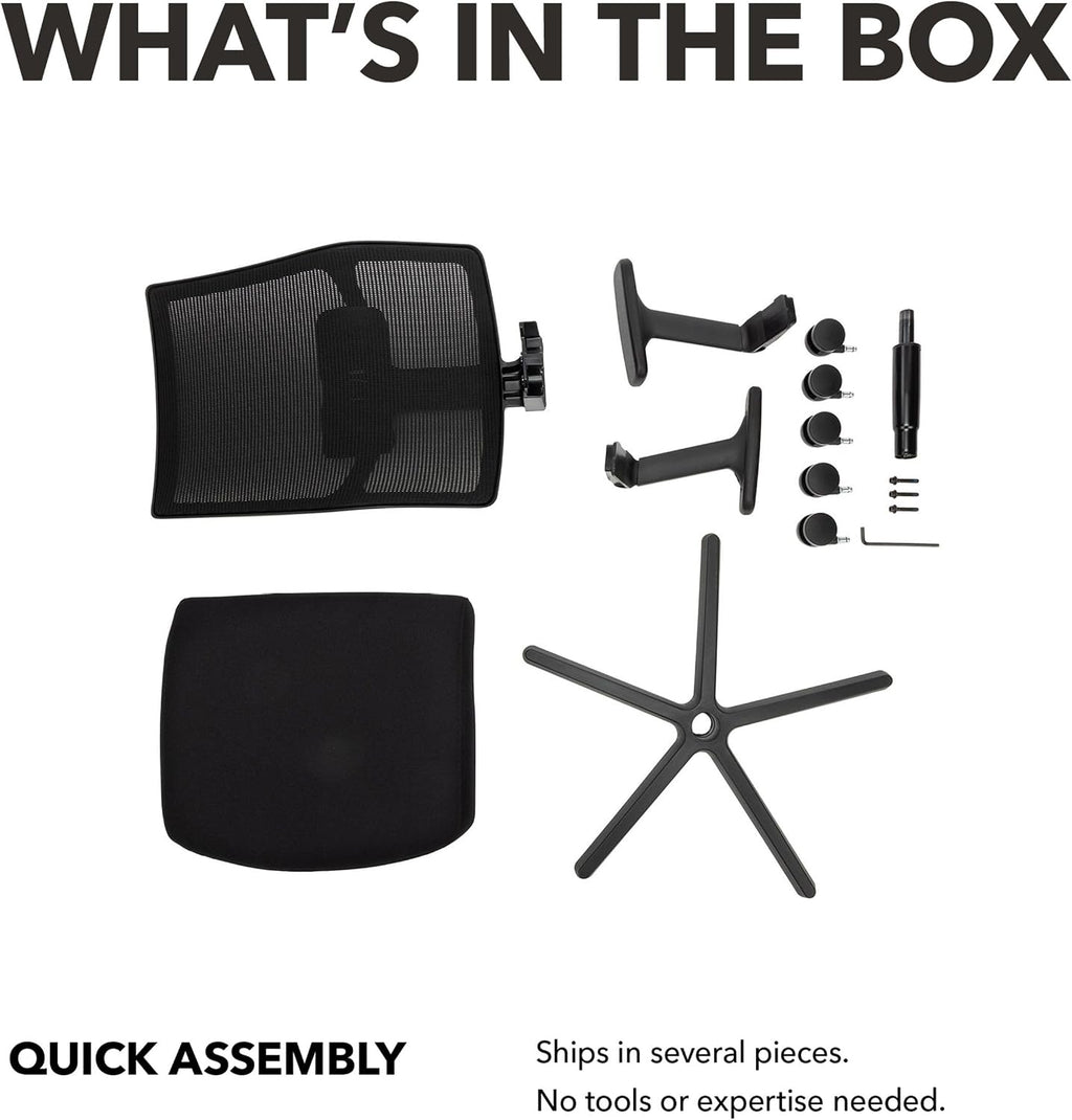 HON Ignition 2.0 Ergonomic Office Chair, Lumbar Support, Desk Chair, Black Ergonomic office desk chair with lumbar support, adjustable arms, office decor, workstation comfort for focused productivity